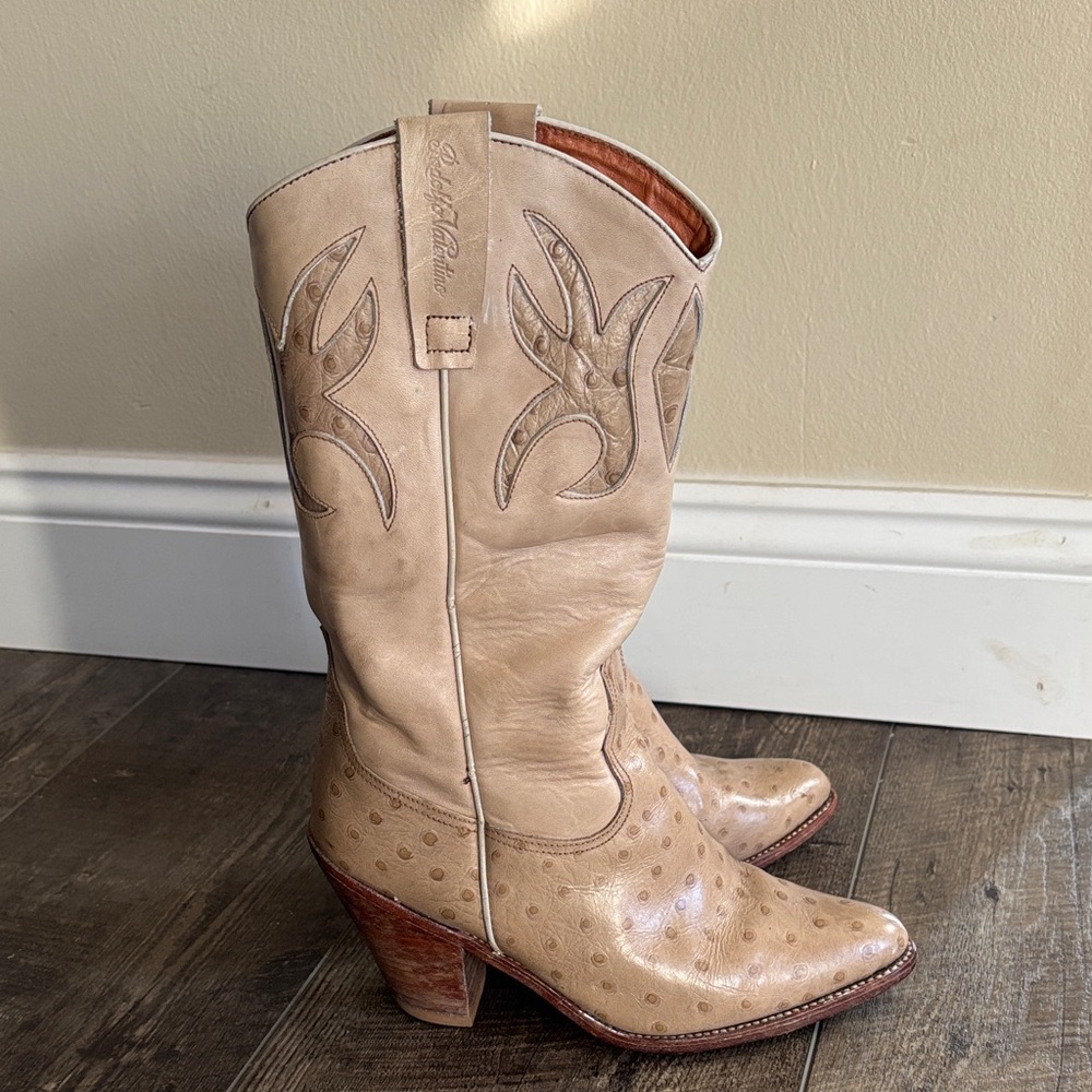 Tan Heeled Boots